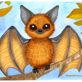 Летучая мышка-малышка