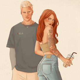 Парочка летом