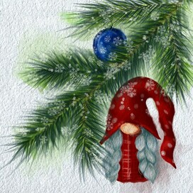 Новогоднее настроение: гном