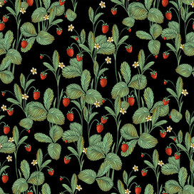 Паттерн с земляникой