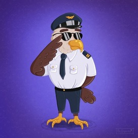 Орёл Ричард — пилот