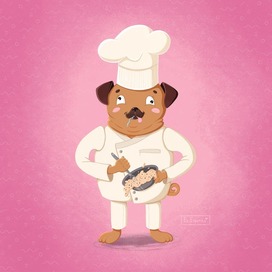 Пёсик Фрэнк — повар-кондитер