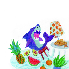 А - акула, азбука