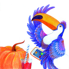 Т - тукан, азбука