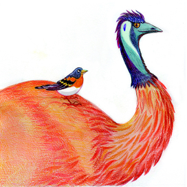 Э - эму, азбука