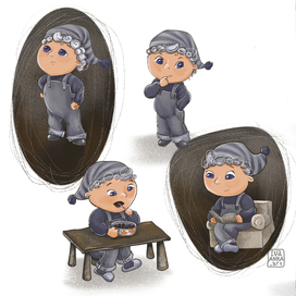 Райфолли, печной человечек для издательства "40 книг"