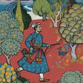 Иллюстрация к индийской сказке "Сын звездочёта"