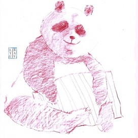 графика_медвежонок панда