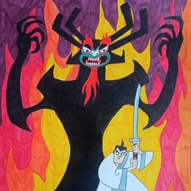 Самурай Джек против Аку