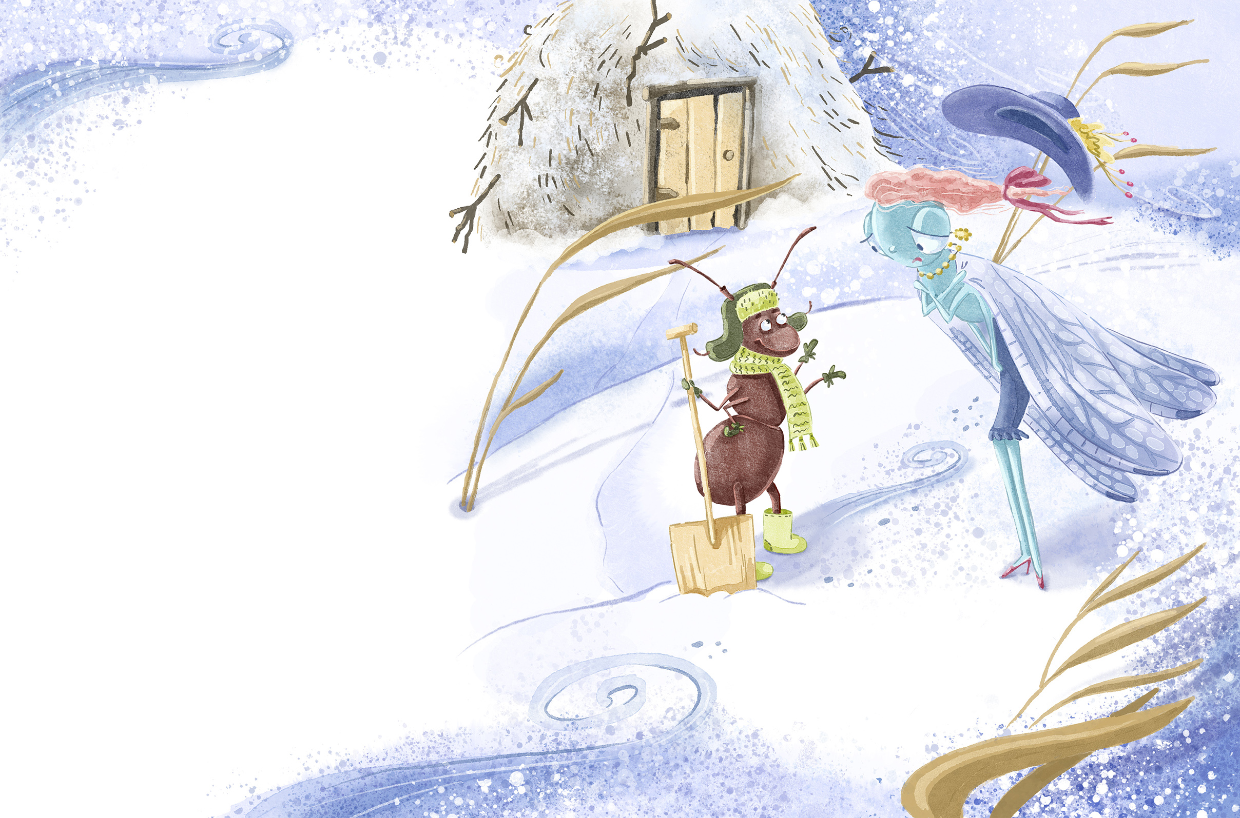 Стрекоза и муравей. И.А. Крылов