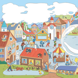 Весёлая история. Городок.