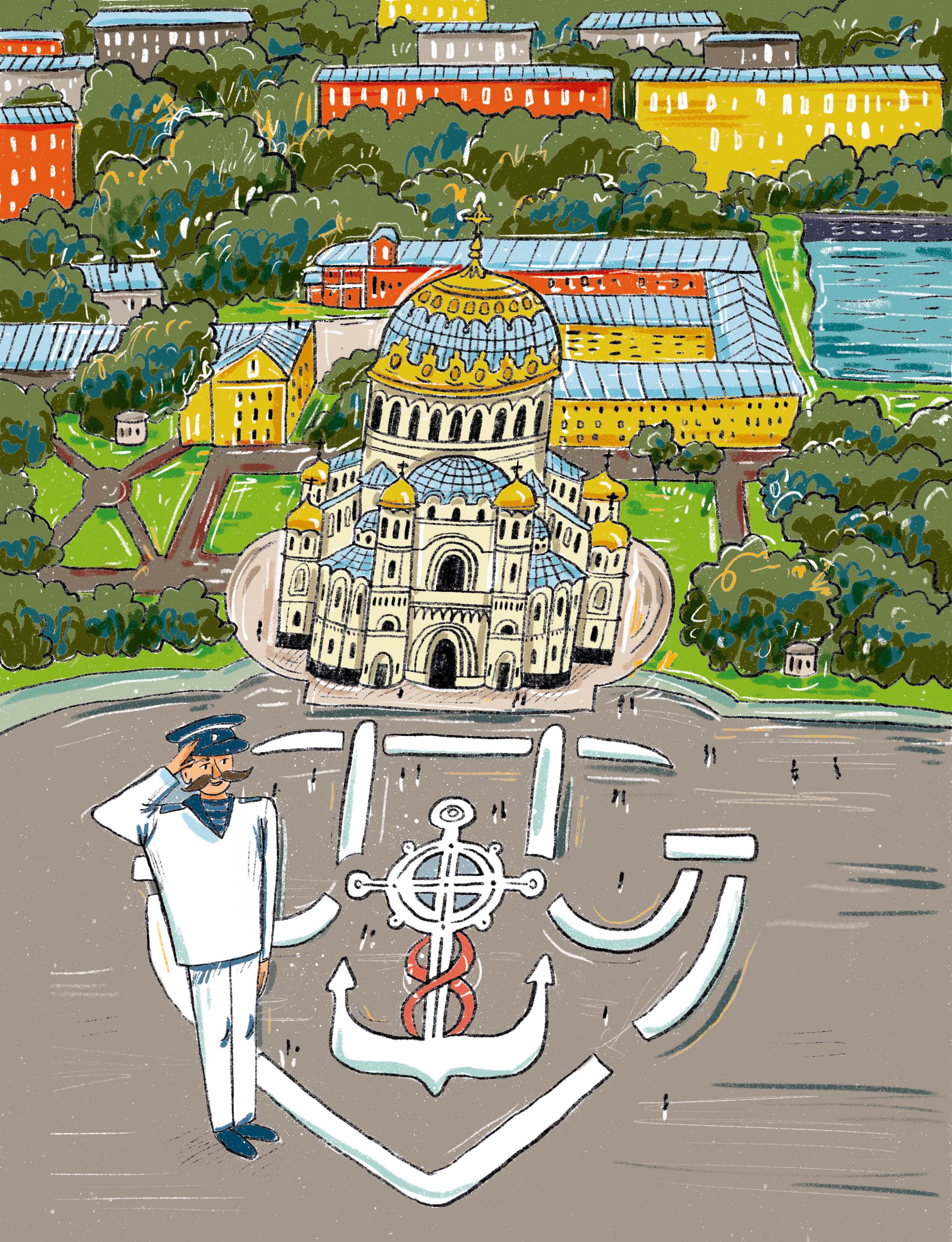 Никольский собор в Кронштадте