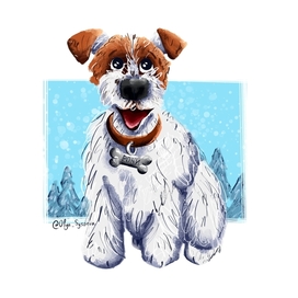 Портрет собаки по фотографии