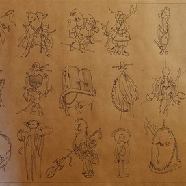 SCANo.10C Некоторые из жителей Шрастры