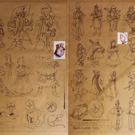 SCANo.7th,8thC Персонажи неоготического повествования.