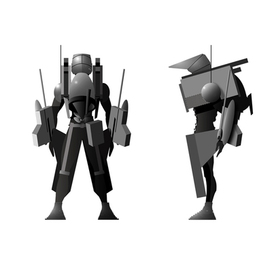 FCANo.17K1 Боевой плитный аэро экзо костюм