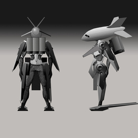 FCANo.16K2 Аэро экзо костюм для разведчика-наблюдателя.