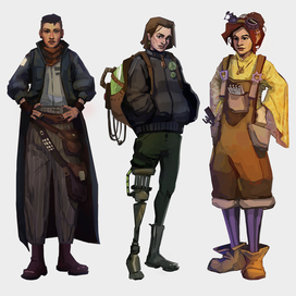 концепты персонажей 