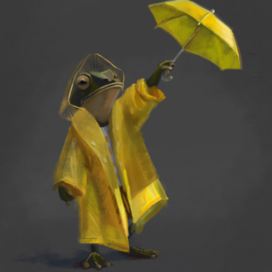 Лягушка в плаще 