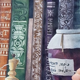 Фрагмент картины "Рыцарь белый". По мотивам дилогии Льюиса Кэролла об Алисе