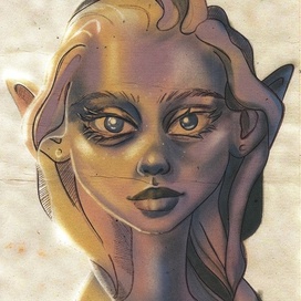 Бумажная эльфийка