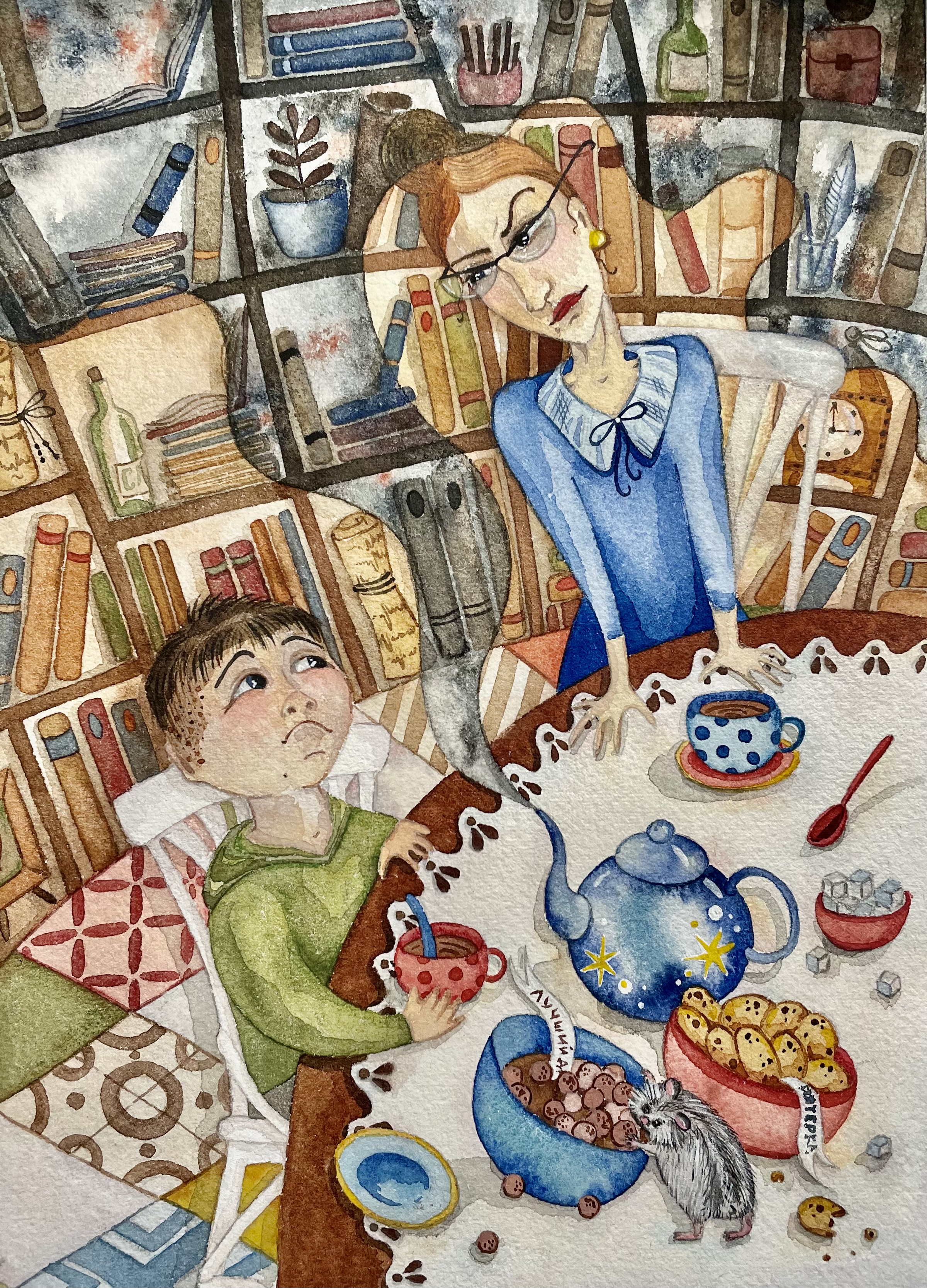 Чаепитие в библиотеке