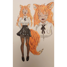 Девочка-лисичка Арина