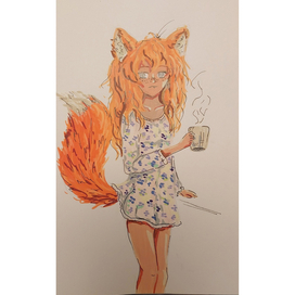 Девочка-лисичка Арина