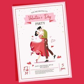 Пригласительное на День Святого Валентина