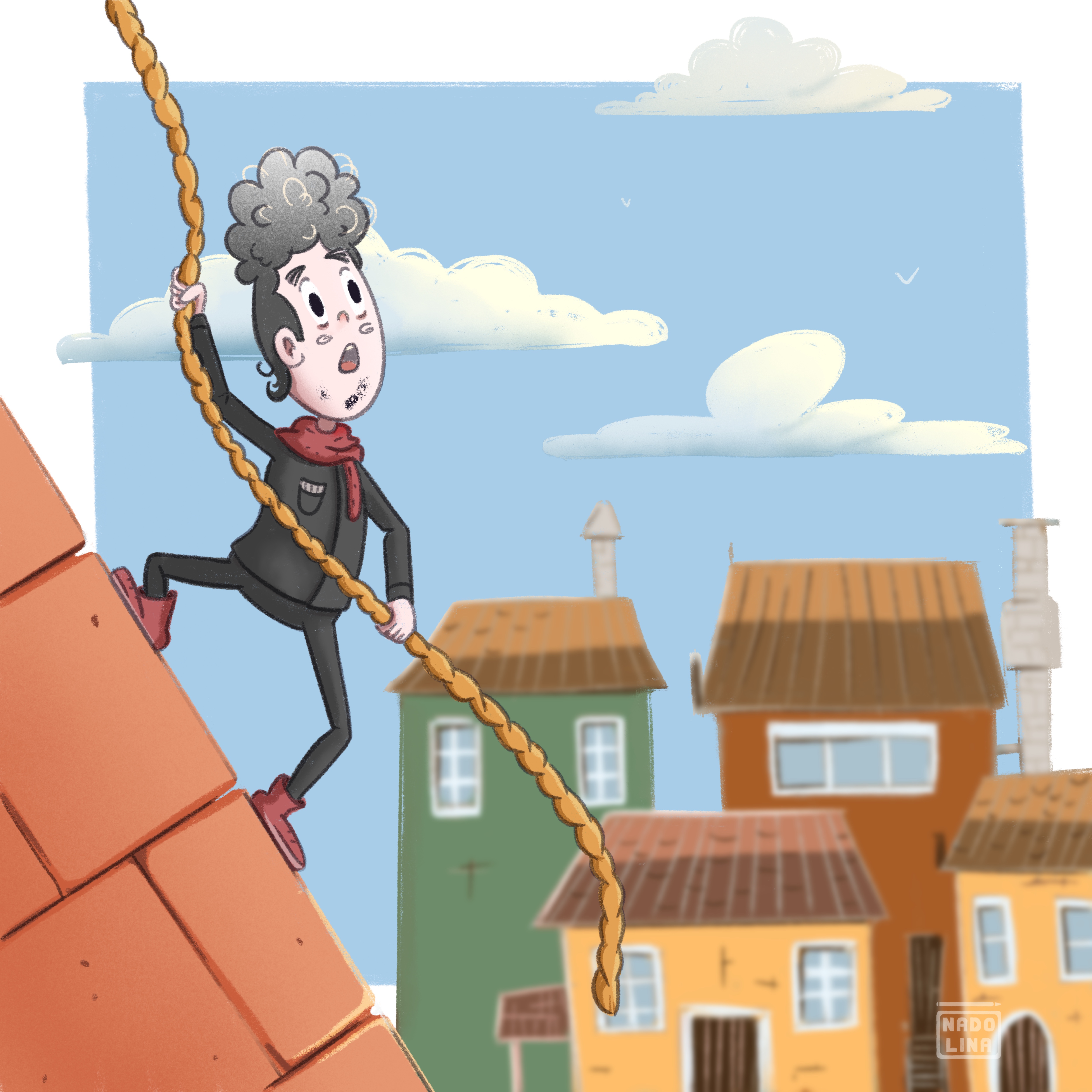 Иллюстрация «Райфолли - человечки из печной трубы»