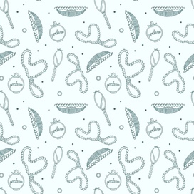 Бесшовный паттерн векторный, женский вайб.