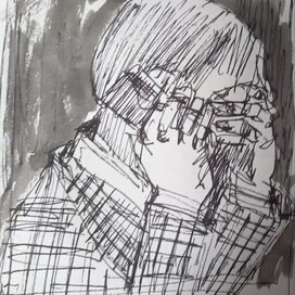 Телефон. Быстрые наброски по фото.