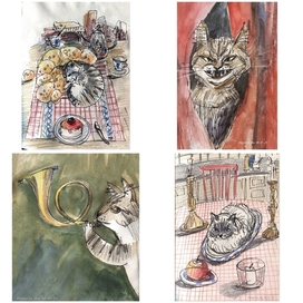 Быстрые зарисовки по фото.