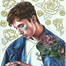 Портрет акварелью