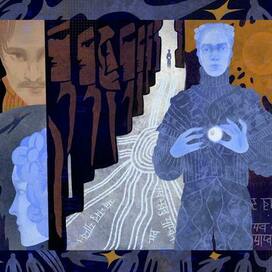 Иллюстрация по роману "Аэлита" Алексея Толстого