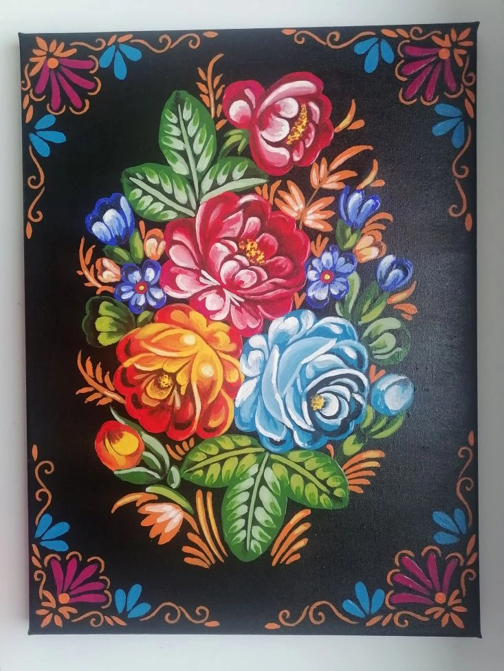 Жостовская роспись