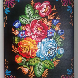 Жостовская роспись