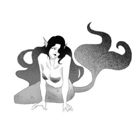 Тату русалка 