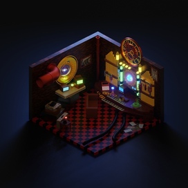 Стимпанковский офис