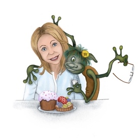 Я и Кикимора из сказки «Домовенок Кузя»