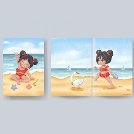 Девочка и гусь