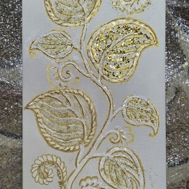 Объёмная картина акрилом, растение