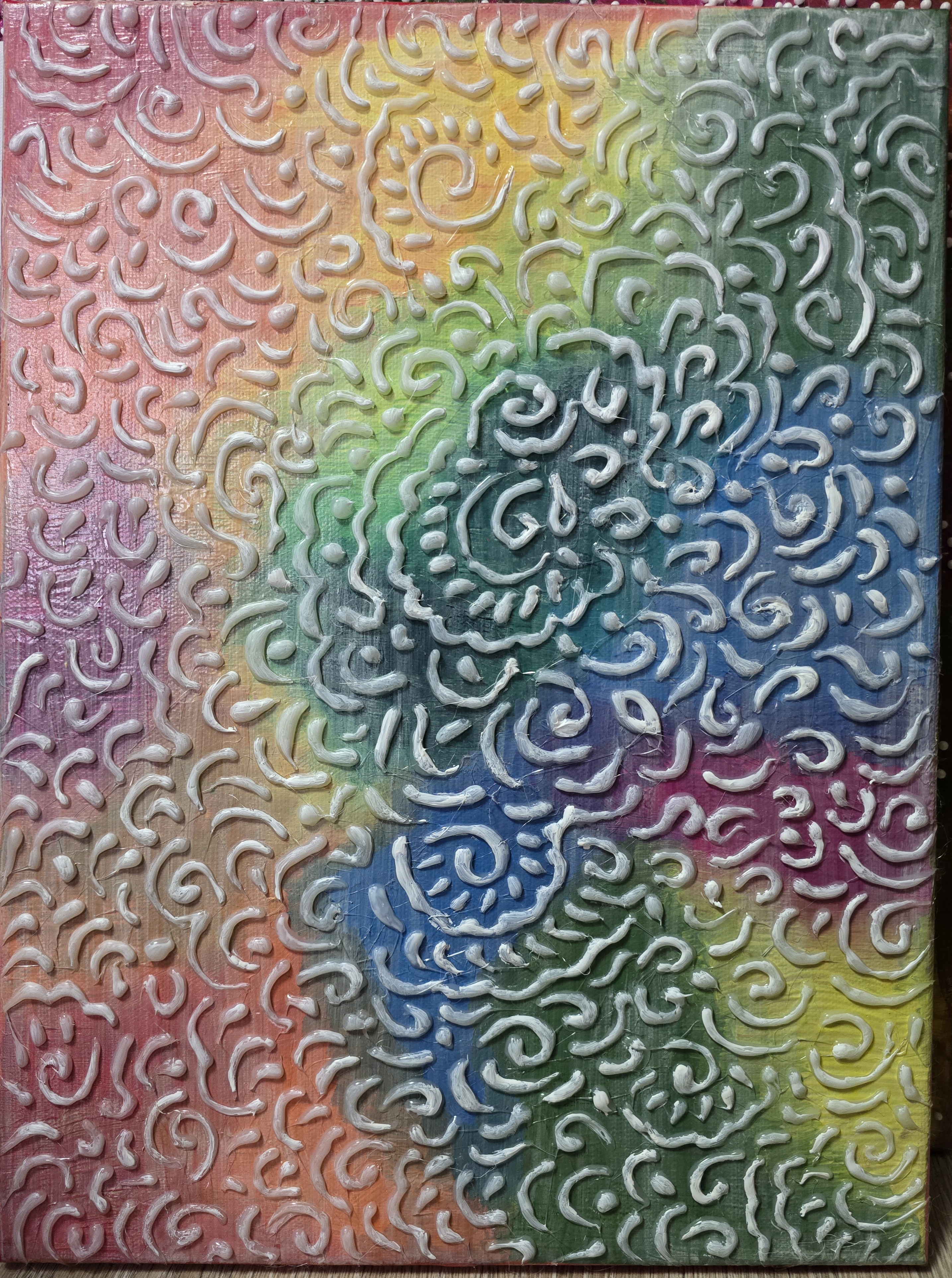 Объёмная картина акрилом, фантазия