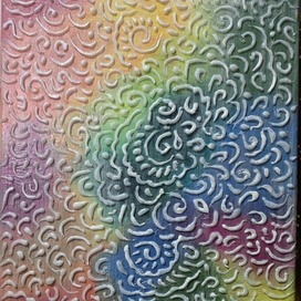 Объёмная картина акрилом, фантазия