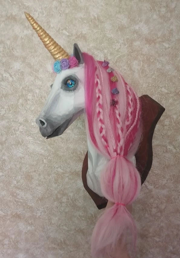 Единорог паперкрафт