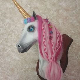 Единорог паперкрафт