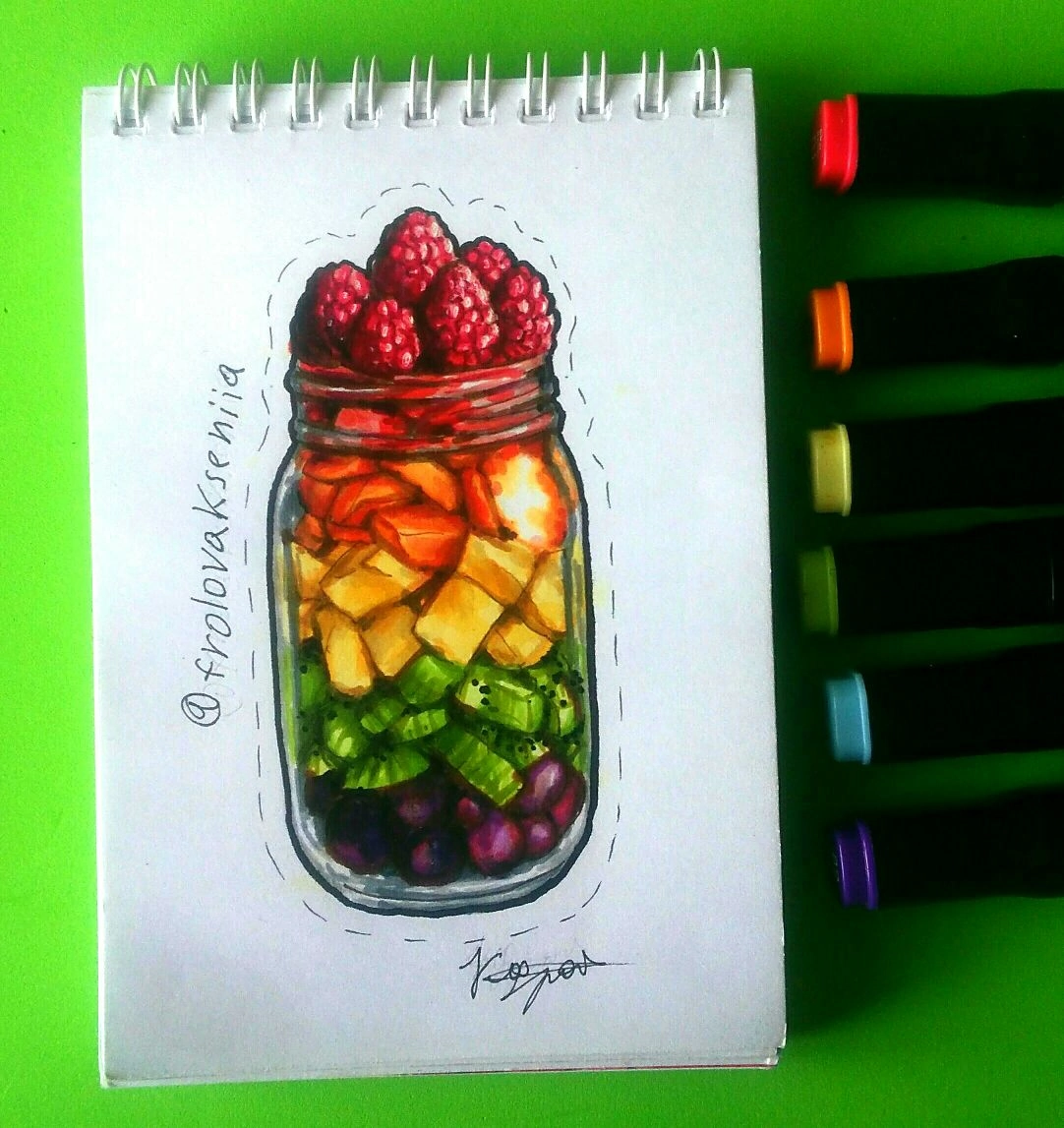 Скетч фруктовый