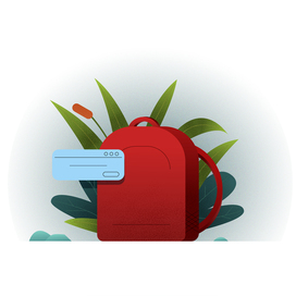 векторный рюкзак