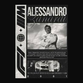Постер "Alessandro Zanardi"
