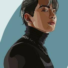 Портрет корейского исполнителя